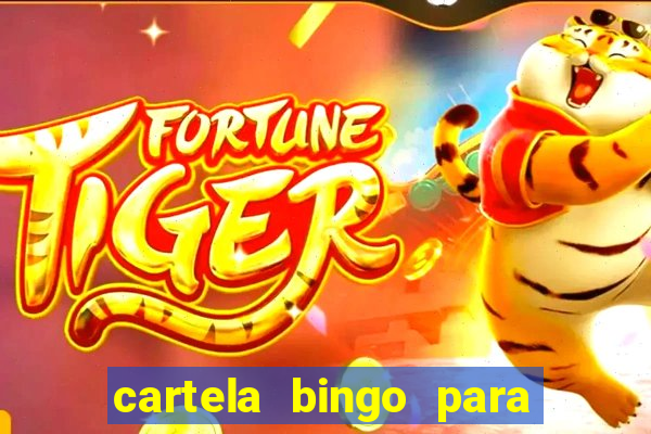 cartela bingo para cha de cozinha imprimir gratis